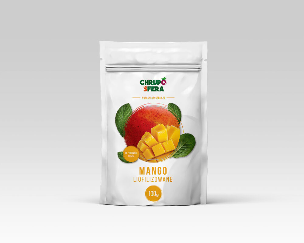 Liofilizowane mango w kostce 100 g – ChrupoSfera