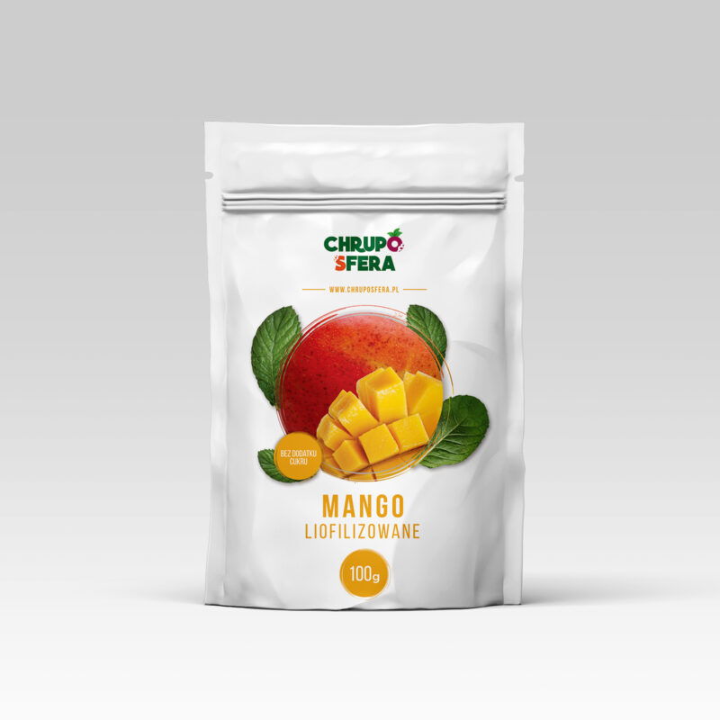 Liofilizowane mango w kostce 100 g – ChrupoSfera