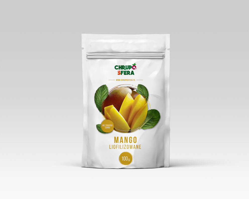 Liofilizowane mango w segmentach 100 g – ChrupoSfera